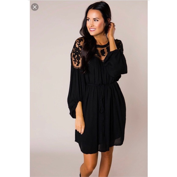 BRAND NEW with tags. black lace dress! 🖤🖤 - Picture 2 of 2